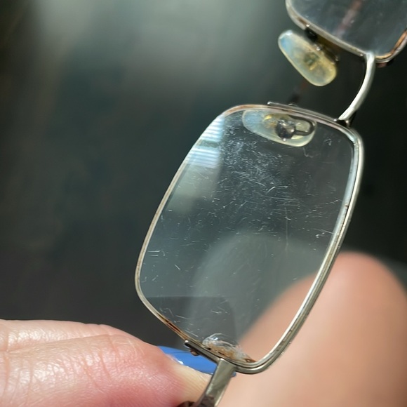 Dr. Dean Edell power +1.25 titanium half rim eyeglasses readers - Picture 10 of 15